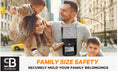 Load image into Gallery viewer, Family size safety for the whole family's belongings