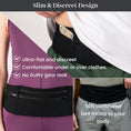 Load image into Gallery viewer, 3 Zipper Pocket Adjustable Fit Running/Travel Belt