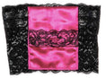 Load image into Gallery viewer, Black and pink cell phone garter purse
