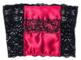 Load image into Gallery viewer, Black and red cell phone garter purse