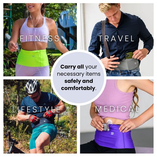 Fanny pack for medical, travel, fitness and lifestyle