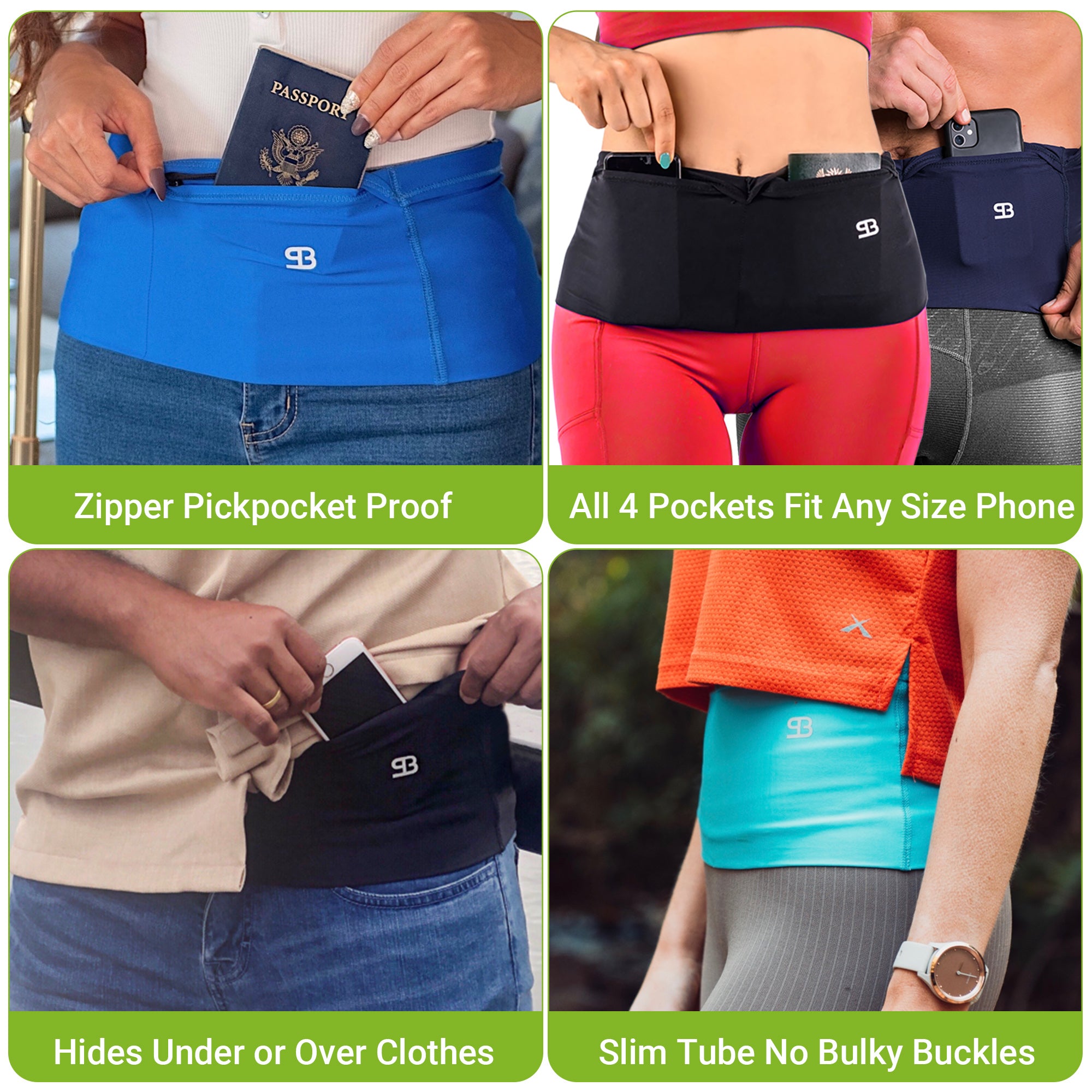 Running, Medical and Money Travel Belt