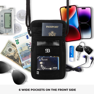 RFID 3-Way Neck Wallet