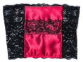 Load image into Gallery viewer, Black and red cell phone garter purse
